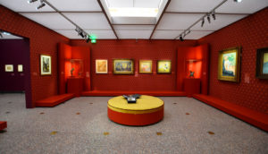 Réalisation de différents papiers pour mettre en valeur les différentes salles de l’exposition "Impressionnisme" au Musée d'Orsay