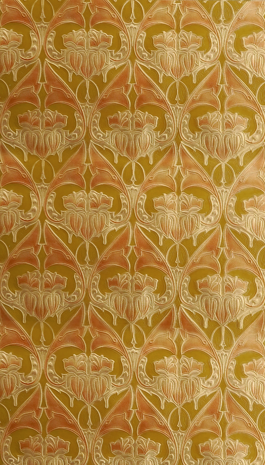 5147 Medaillon Cuir Fleuri